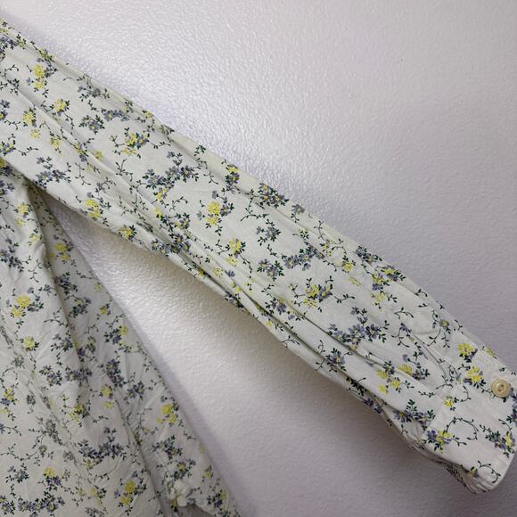 Denim & Supply Ralph Lauren Shirt Mens XL White Button Up Floral Cottagecore - Picture 7 of 10